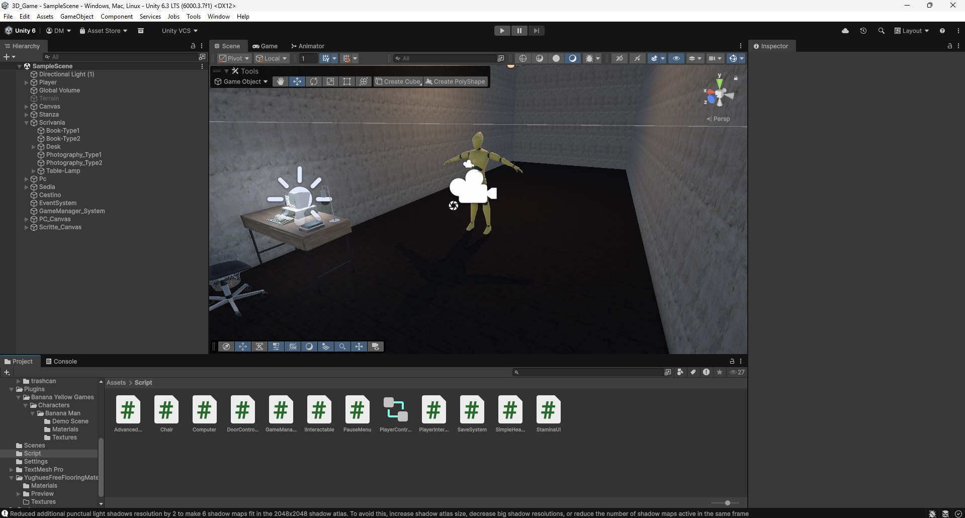 Videogioco psicologico in Unity — 1